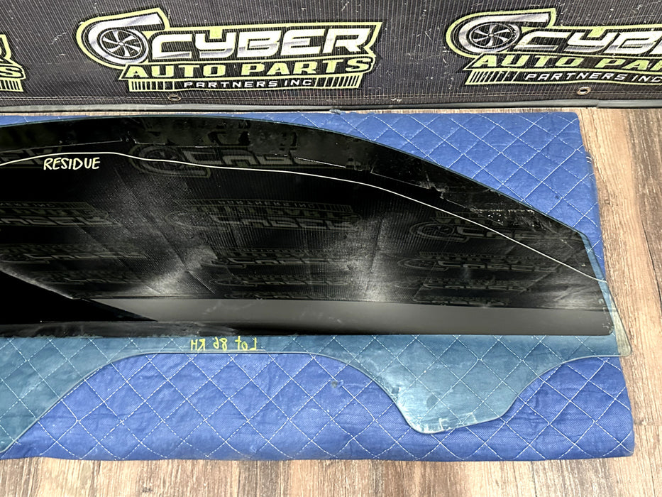 2017-18 AUDI R8 PLUS RIGHT DOOR WINDOW GLASS OEM *FLAWS/READ* LOCAL PICKUP ONLY!