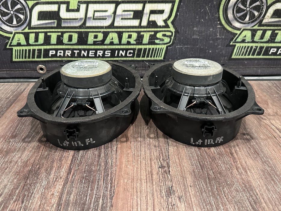 2017 NISSAN TITAN XD RESERVE ROCKFORD FRONT REAR DOOR SPEAKER SET OEM