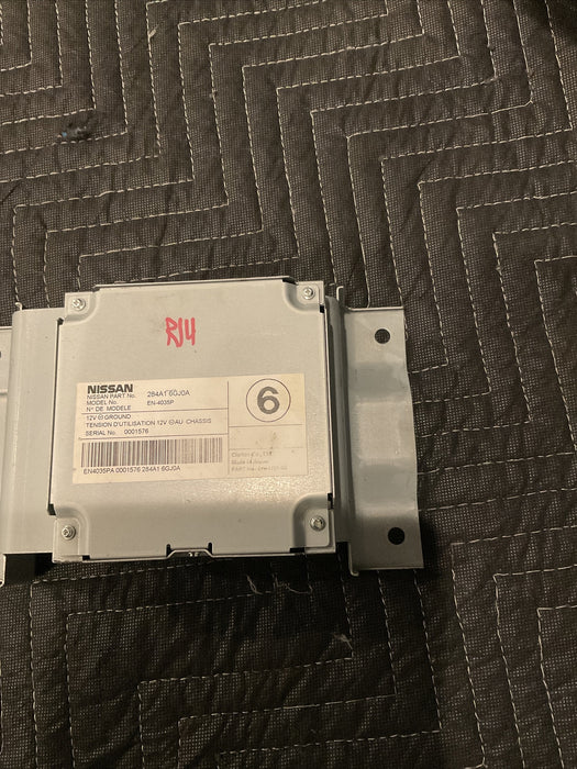 2019 NISSAN 370Z NISMO DRIVER ASSIST CAMERA CONTROL MODULE 284A1 6GJ0A OEM.