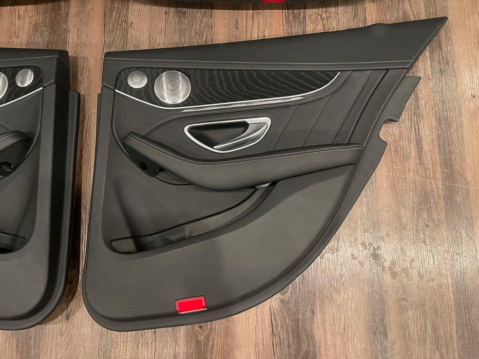 2017 MERCEDES BENZ C63S AMG FRONT REAR LEFT RIGHT DOOR PANELS OEM *READ*