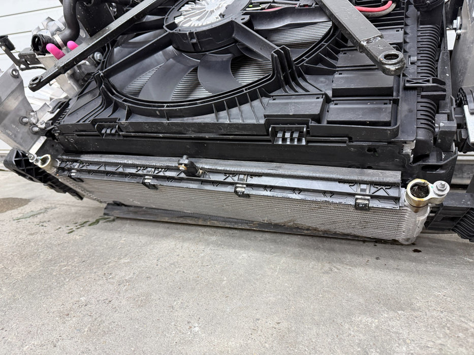 2024 BMW M3 G80 M4 G82 G8X FRONT RADIATOR SUPPORT COOLING ASSEMBLY CONDENSOR OEM