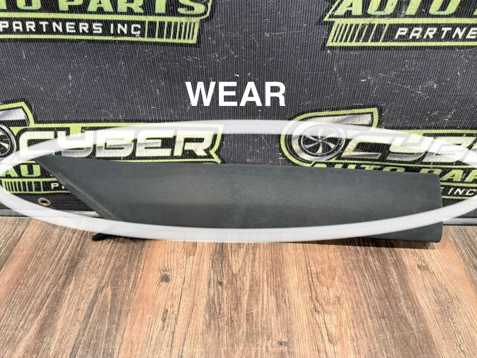 2014 PORSCHE 911 TURBO S 991 RIGHT ALCANTARA A PILLAR TRIM OEM 991.555.182 *WEAR