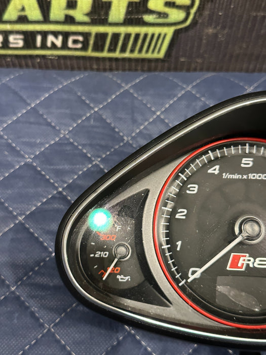 2014 AUDI R8 V10 SPEEDOMETER AUTO INSTRUMENTAL GAUGE CLUSTER OEM ~READ~