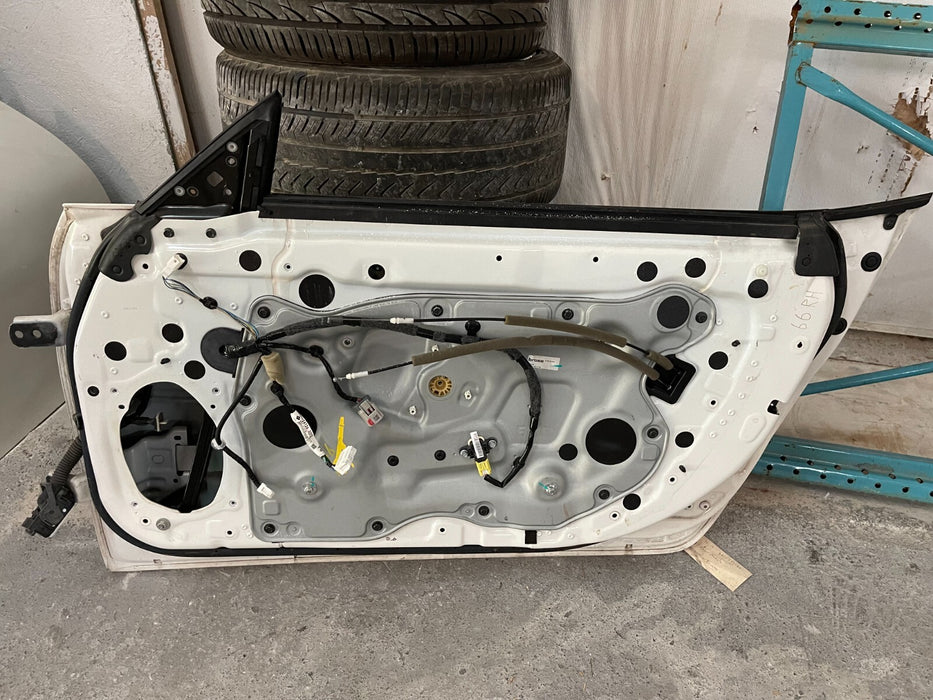 2009-2020 NISSAN 370Z COUPE DOOR PASSENGER RIGHT PEARL WHITE OEM