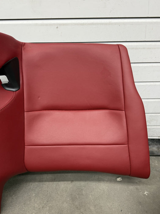 2014 PORSCHE 911 TURBO S 991 REAR SEATS RED OEM GENUINE