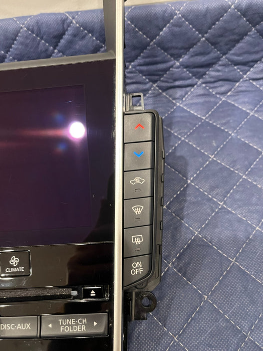 2017 INFINITI Q50 RS CLIMATE/ AUDIO/ HEATED SEAT CONTROL SCREEN W BEZEL OEM