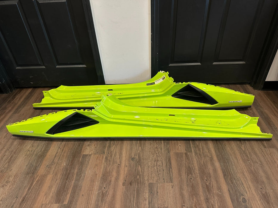 2023 LAMBORGHINI HURACAN TECNICA SIDE SKIRT ROCKER PANEL MOULDING PAIR LH RH OEM