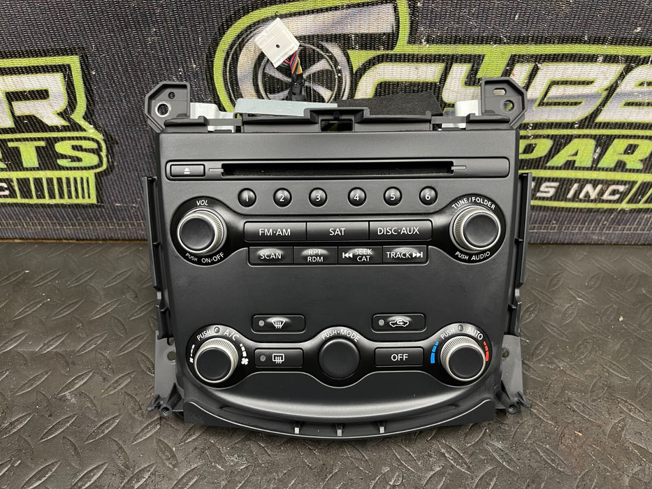 2016 NISSAN 370Z CLIMATE CONTROL / RADIO/ CD PLAYER SYSTEM OEM 2009-2020
