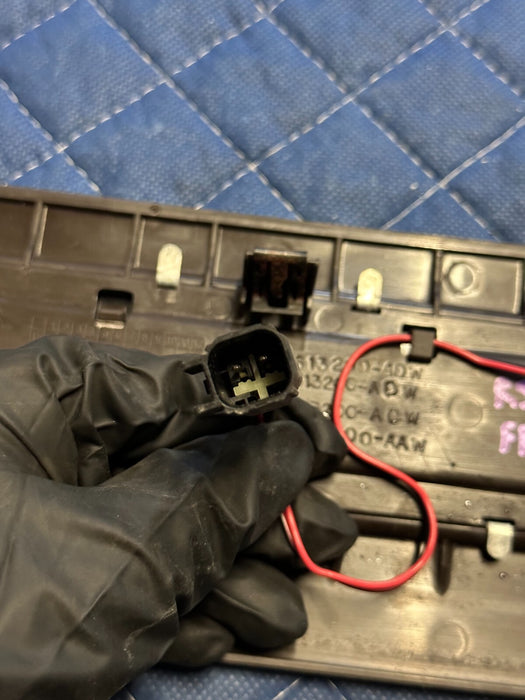 2020-2022 FORD F250 F350 LIMITED ILLUMINATED FRONT DOOR KICK PLATES *SCRATCHED