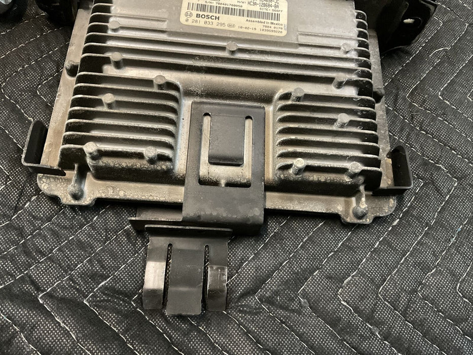 2018 FORD F450 PLATINUM ENGINE COMPUTER MODULE ECU BCM KEY FOB OEM ~PARTS ONLY~