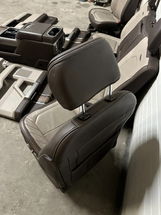 2019 FORD F250 F350 F450 LIMITED INTERIOR SEATS DOOR PANELS CONSOLE OEM