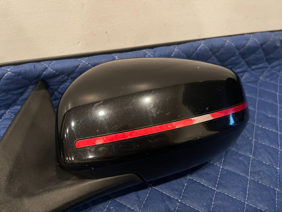 2015 NISSAN 370Z NISMO FRONT LEFT DOOR MIRROR ACCENT STRIPE OEM L 77 *FADING*