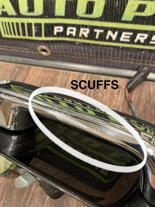 2017-2019 FORD F250 F350 F450 FRONT LEFT DOOR HANDLE OEM *READ* MAGNETIC GRAY J7