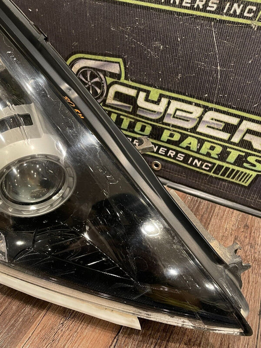 2018 NISSAN 370Z NISMO FRONT RIGHT BLACK HOUSING HEADLIGHT OEM SLIGHT SUN DAMAGE