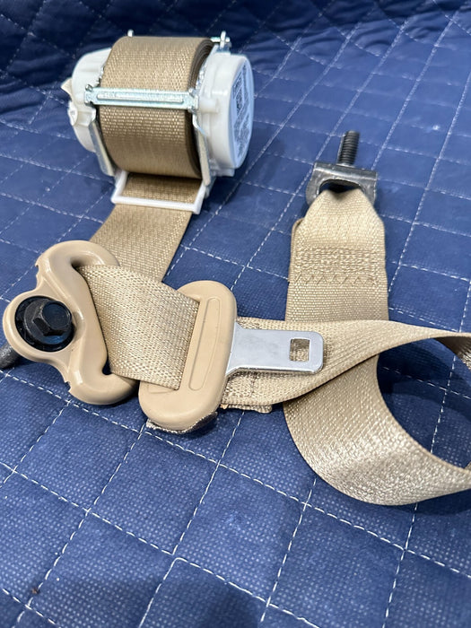 2017-2019 FORD F250 F350 LARIAT TAN REAR LEFT MIDDLE RIGHT SEATBELTS OEM