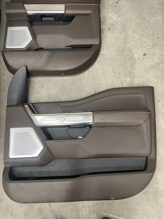 2023 2024 2025 FORD F250 F350 F450 KING RANCH INTERIOR SEATS CONSOLE DASHBOARD