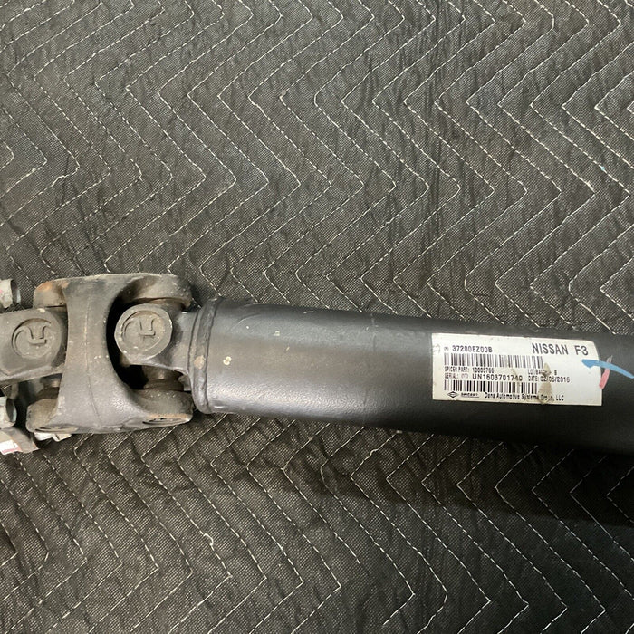 2016 NISSAN TITAN XD FRONT DRIVESHAFT 37200EZ00B OEM