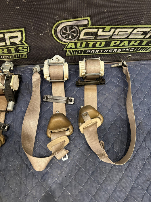 2015 DODGE RAM 2500 FRONT REAR LEFT RIGHT SEAT BELT SET OEM