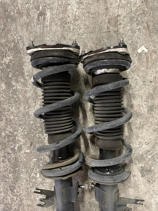 2016 NISSAN 370Z FRONT STRUT SHOCK SPRING ASSEMBLY PAIR OEM 2009-2020
