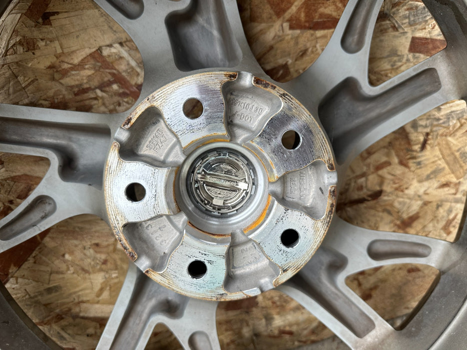 2013 NISSAN 370Z FRONT REAR WHEELS RIMS TIRES 19X9 19X10 OEM *SLIGHT CURB RASH*