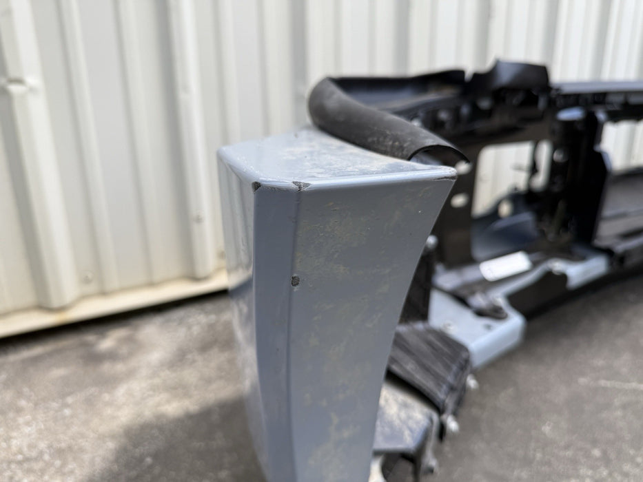 2023 2024 2025 FORD F450 PLATINUM FRONT BUMPER ASSEMBLY GLACIER GREY OEM