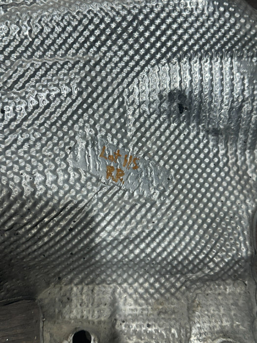 2014 PORSCHE 911 TURBO S 991 REAR RIGHT BUMPER HEAT SHIELD OEM 99150548001