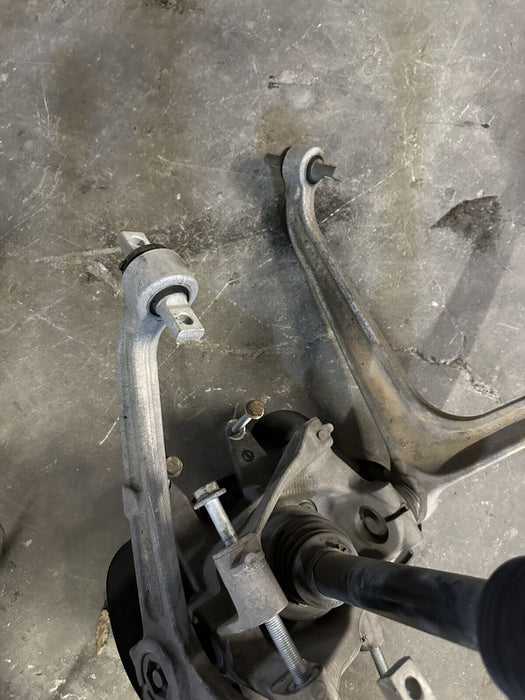 2017 AUDI R8 5.2L V10 REAR RIGHT KNUCKLE CONTROL ARM W/ AXLE ASSEMBLY 2018 OEM