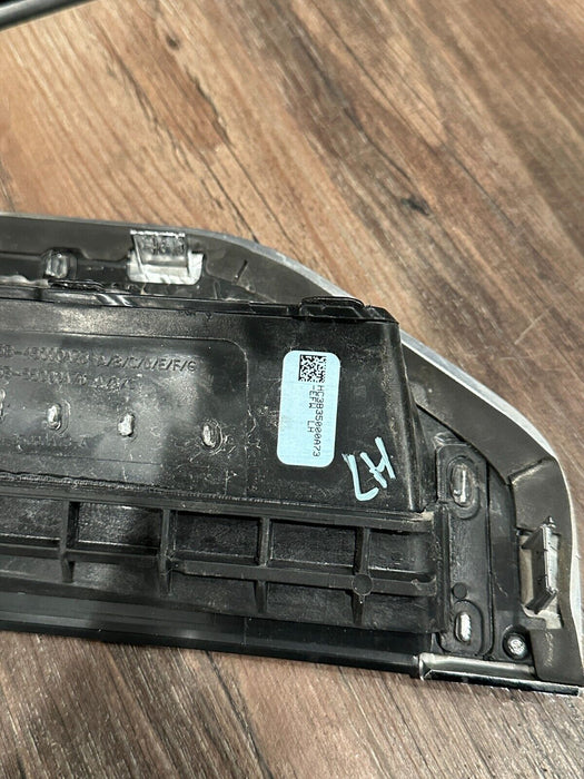 2017-2019 FORD F350 PLATINUM DRIVER LEFT CHROME FENDER EMBLEM OEM *RESIDUE