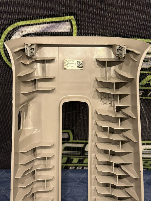 2017 2019 FORD F250 F350 LIMITED LEFT RIGHT UPPER B PILLAR TRIMS OEM ~SCRATCHES~
