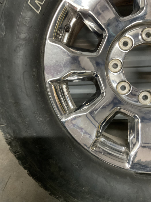 2017 FORD F350 LARIAT OEM WHEEL RIM MICHELIN TIRE 20X8 LT275/65/R20