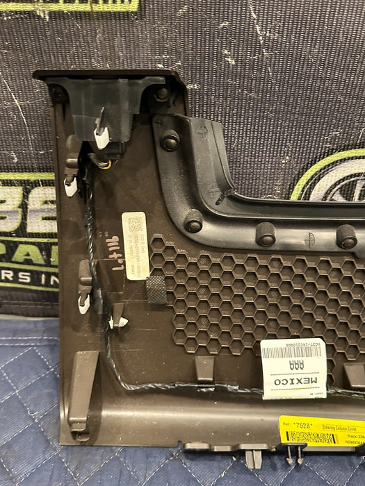 2017-2019 FORD F250 F350 BROWN DASH DASHBOARD LOWER LEFT KNEE PANEL TRIM OEM