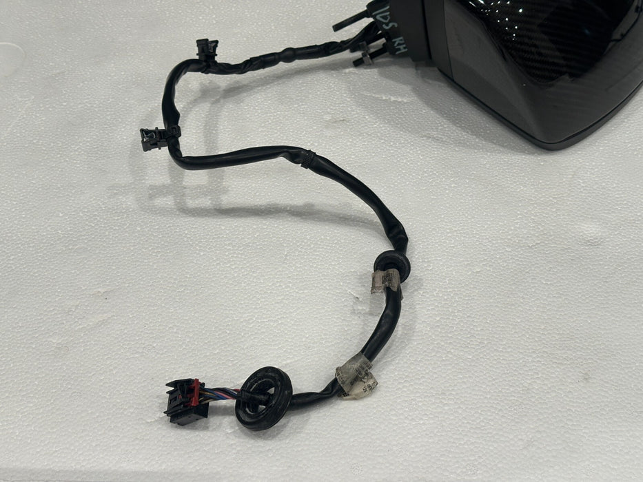 2017-2023 AUDI R8 CARBON FIBER DOOR MIRROR LEFT RIGHT PAIR OEM GENUINE