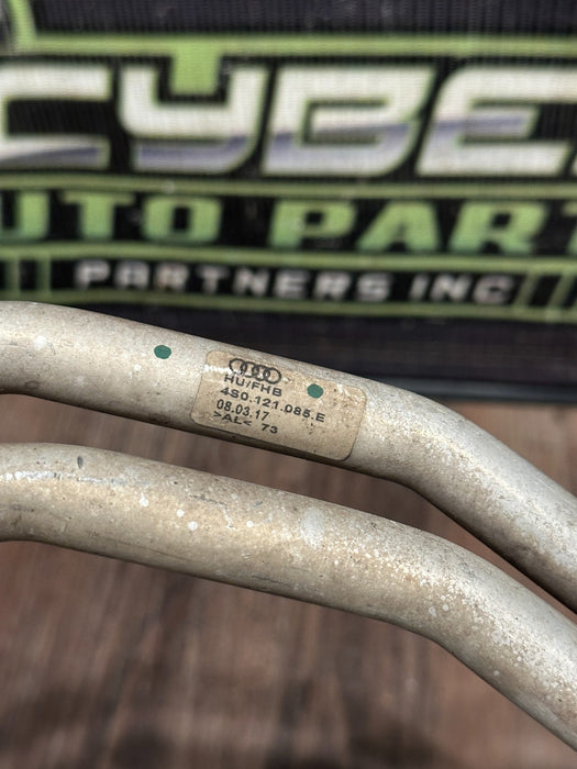 2017 AUDI R8 REAR RIGHT COOLANT HOSE LINE PIPE OEM 4S0 121 085