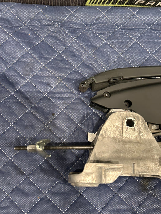 2014 AUDI R8 LEATHER EMERGENCY PARKING HAND E BRAKE PULL LEVER OEM