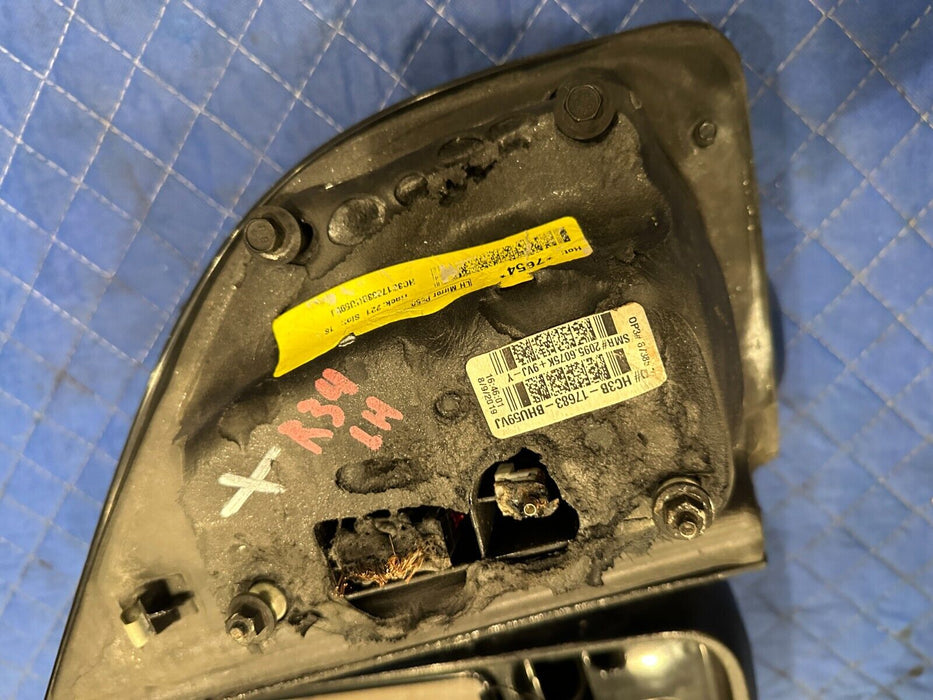 2017-2022 FORD F250 F350 F450 DRIVER LEFT TOW MIRROR OEM ~FIRE DAMAGE~