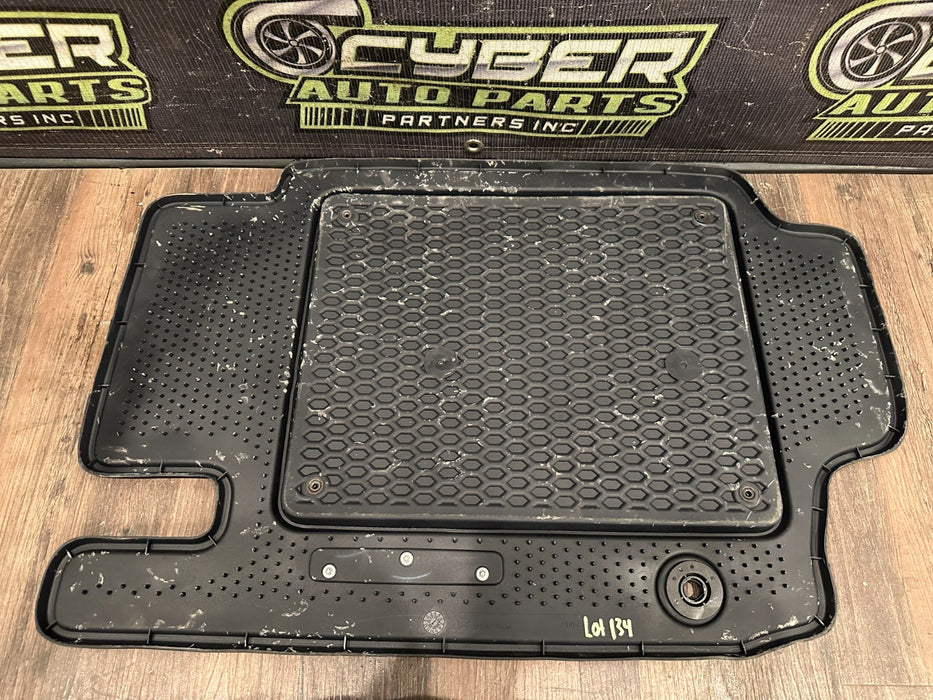 2022 DODGE RAM 2500 REAR LEFT SNAP IN CARPET MAT RUBBER MAT OEM 6NL88TRMAA