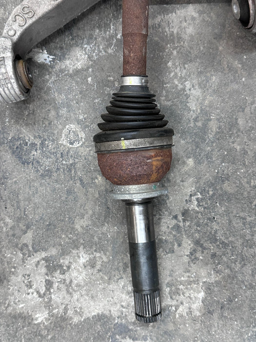 2015 JAGUAR F TYPE REAR LEFT KNUCKLE SPINDLE 20K MILES OEM EX53-5A971-AC