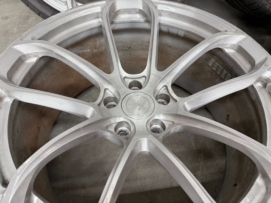 2024 BMW M3 G80 M4 G82 G8X BC FORGED WHEELS RIMS TIRES 5X112 *DAMAGE*