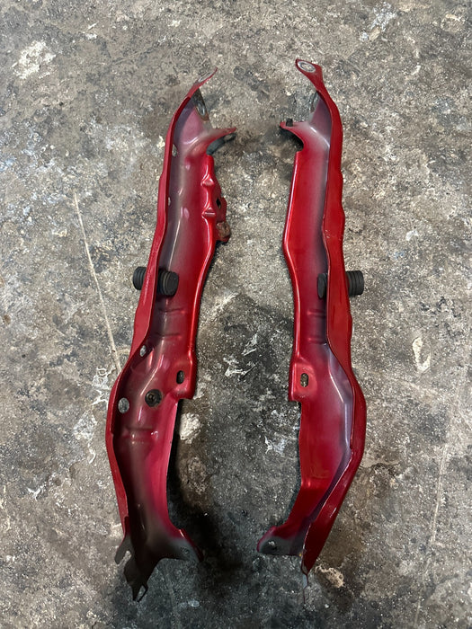 2014 TOYOTA PRIUS LEFT RIGHT RADIATOR SIDE SUPPORT BRACKETS OEM 53204-12060