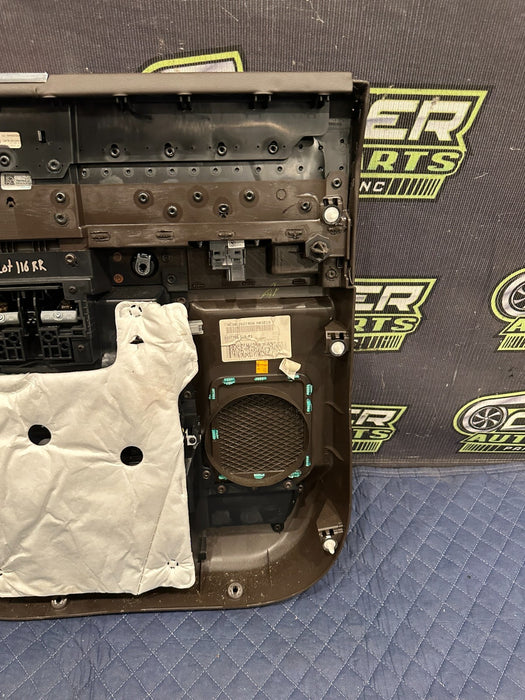 2017-2019 FORD F250 F350 F450 KING RANCH BROWN REAR RIGHT DOOR PANEL OEM *FLAW 5