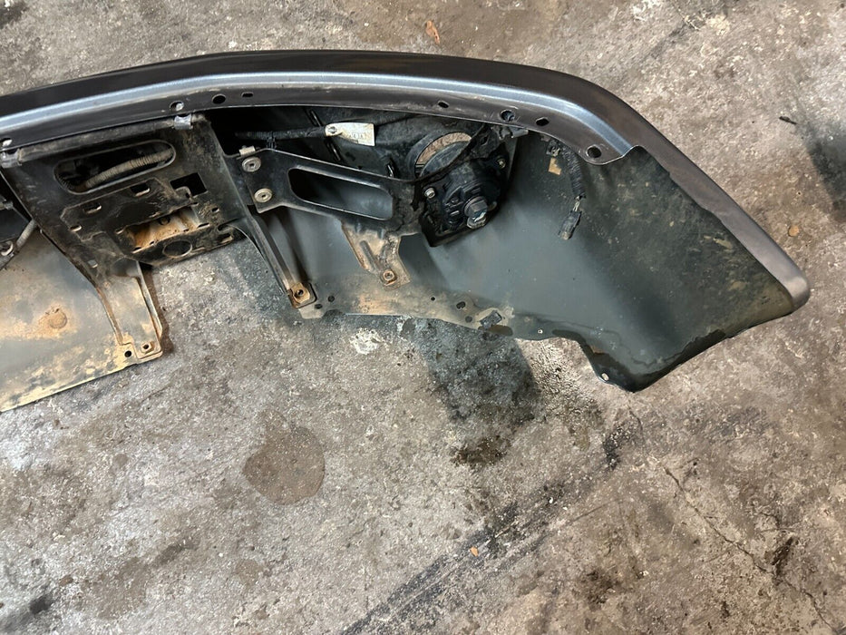 2016 2018 NISSAN TITAN XD PRO-4X GRAY METALLIC FRONT BUMPER ASSEMBLY MINOR FLAWS