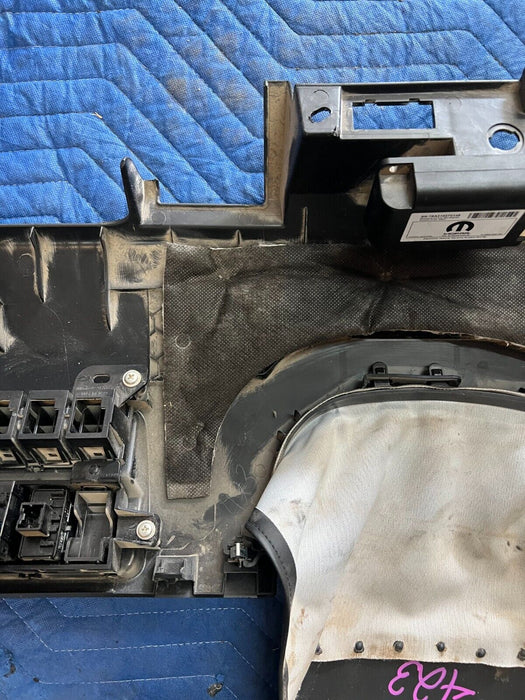 2016 2019 NISSAN TITAN XD LOWER DASH KNEE PANEL TRIM W/UNDER STEERING WHEEL TRIM