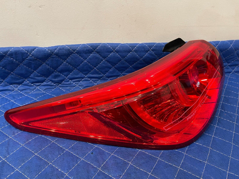 2017 INFINITI Q50 RED SPORT REAR DRIVER LEFT TAILIGHT OEM *MINOR SCRATCH*