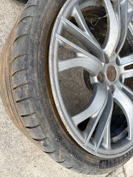 2014 AUDI R8 V10 PLUS OEM FACTORY WHEELS RIMS TIRES 8.5X19 11X19 420601025AS