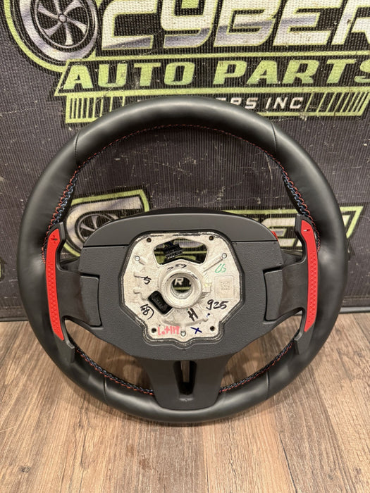 2024 BMW M3 M4 G80 G82 STEERING WHEEL W CARBON FIBER & PADDLE SHIFTERS OEM *#14*