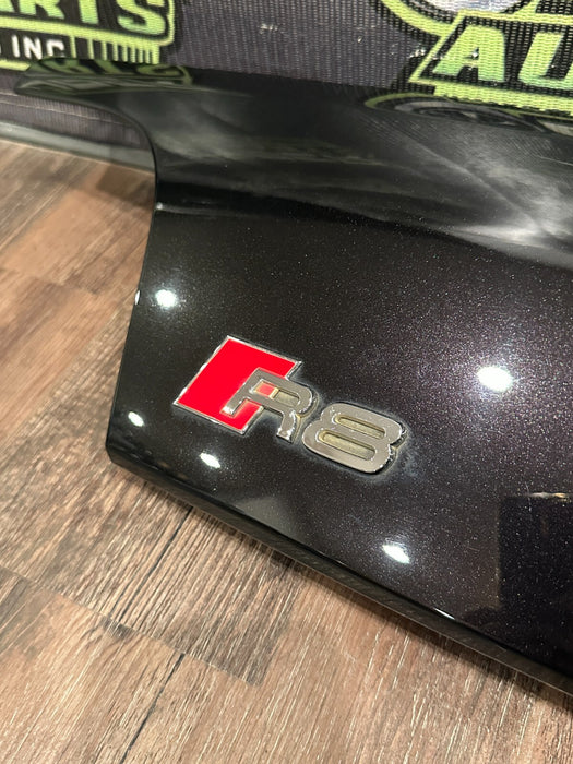 2014 AUDI R8 REAR UPPER COVER PANEL VELVET PURPLE OEM 420 807 649 C *SCRATCH 6*