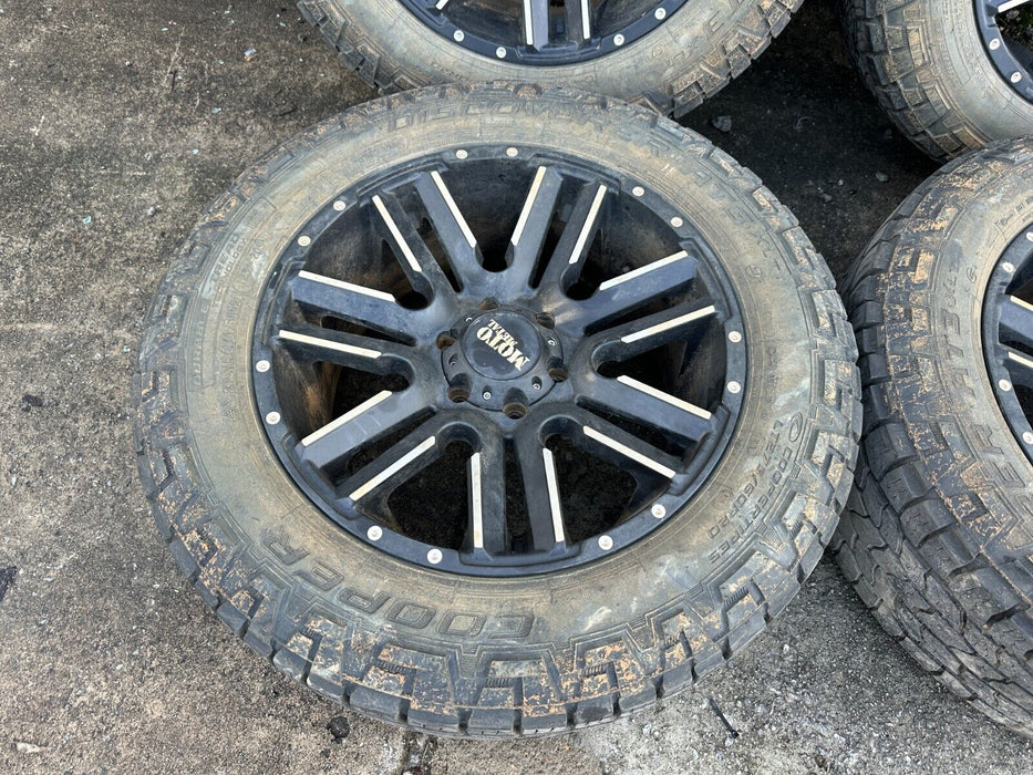 6x5.5 6X139.7 XD MOTO METAL 20X9 WHEELS ONLY RIMS ONLY TPMS INCLUDED