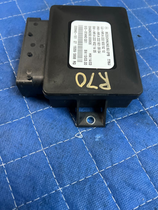 2015 MERCEDES-BENZ C63S AMG OEM ELECTRIC PARKING BRAKE CONTROL MODULE 2229005210