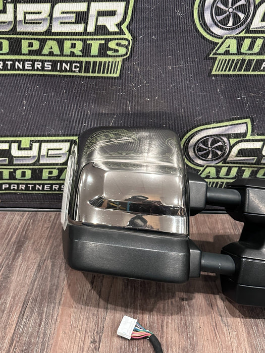 2017 NISSAN TITAN XD RESERVE RIGHT CHROME MIRROR W CAMERA OEM 96301 EZ92A