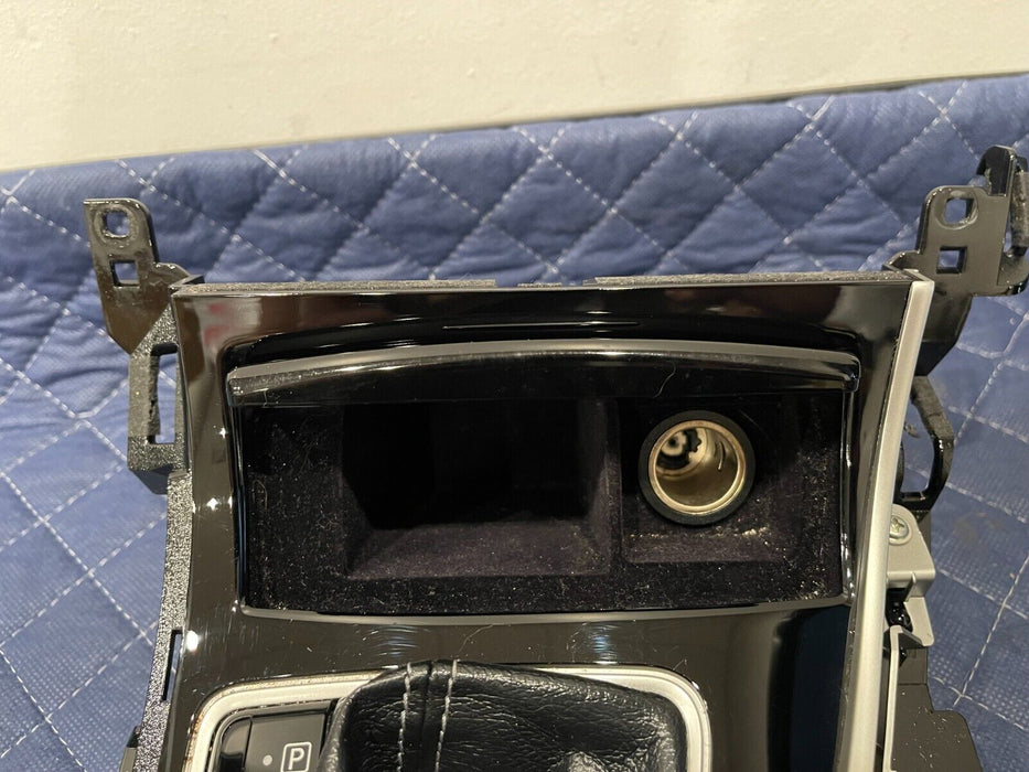 2017 INFINITI Q50 RED SPORT CENTER CONSOLE SHIFTER BEZEL TRIM OEM